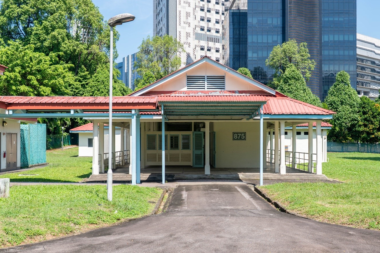 Exterior of Block 875